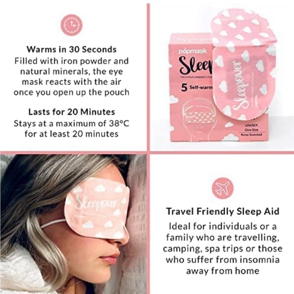 POPMASK Sleepover Self-warning Steam 5 Masks - Picture 8 of 9